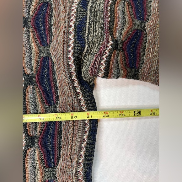 Vintage Croft & Barrow men’s 3D textured Coogi look sweater size Lg tall grandpa - Picture 5 of 6